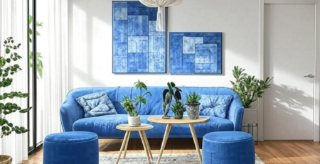 Interior alb primitor