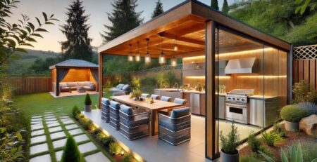 Amenajarea bucătăriei de vară