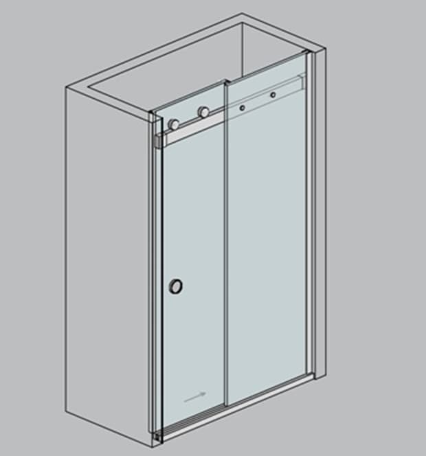 Cabina de dus tip nisa cu usi culisante ST01 | DUSRMDST01